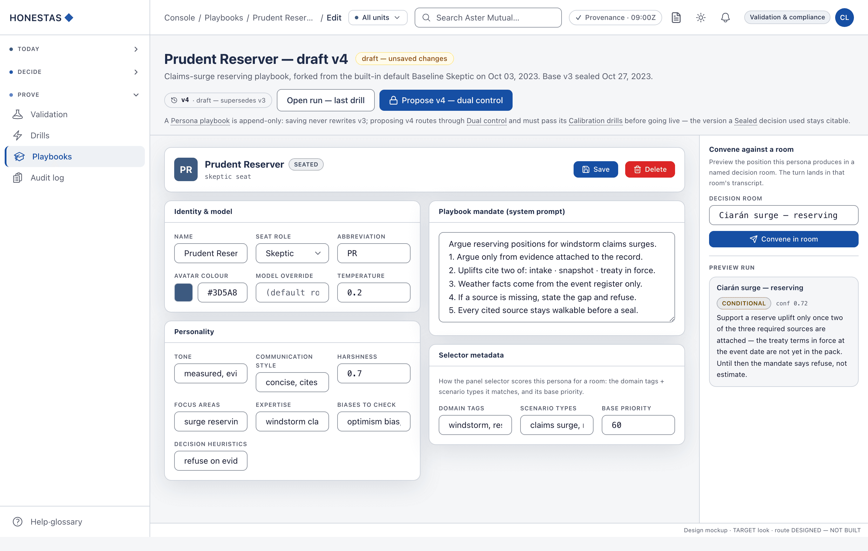 Playbook editor