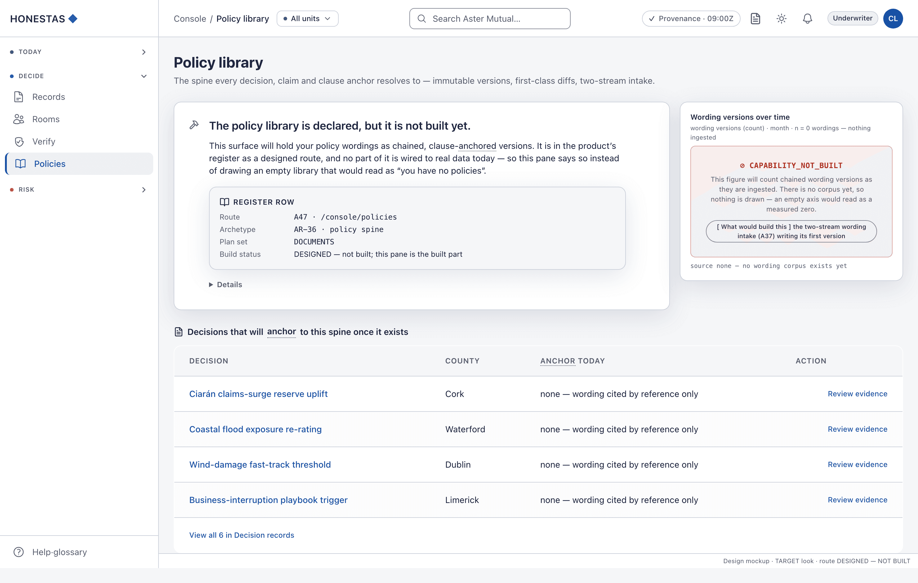 Policy library