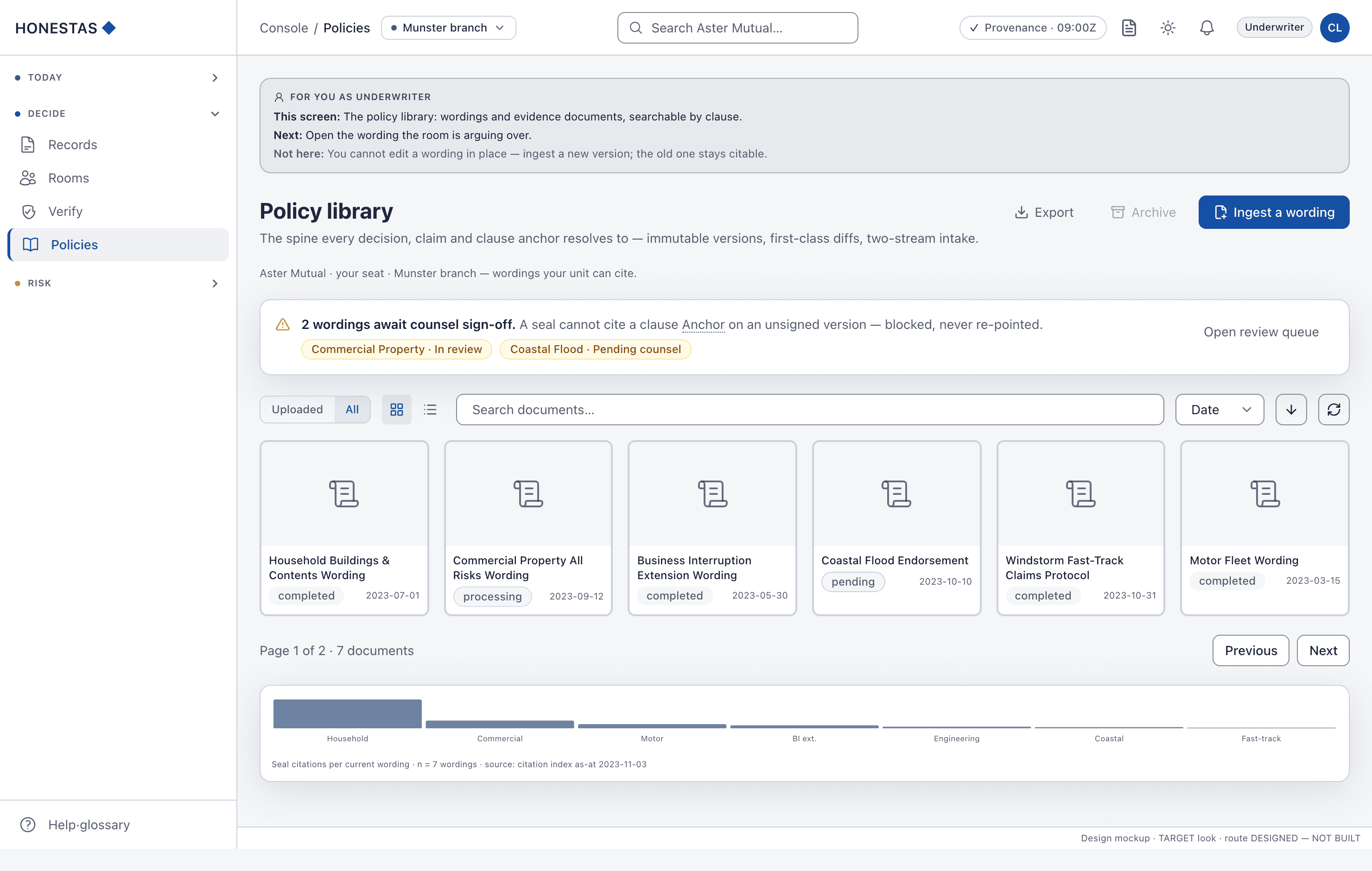 Policy library