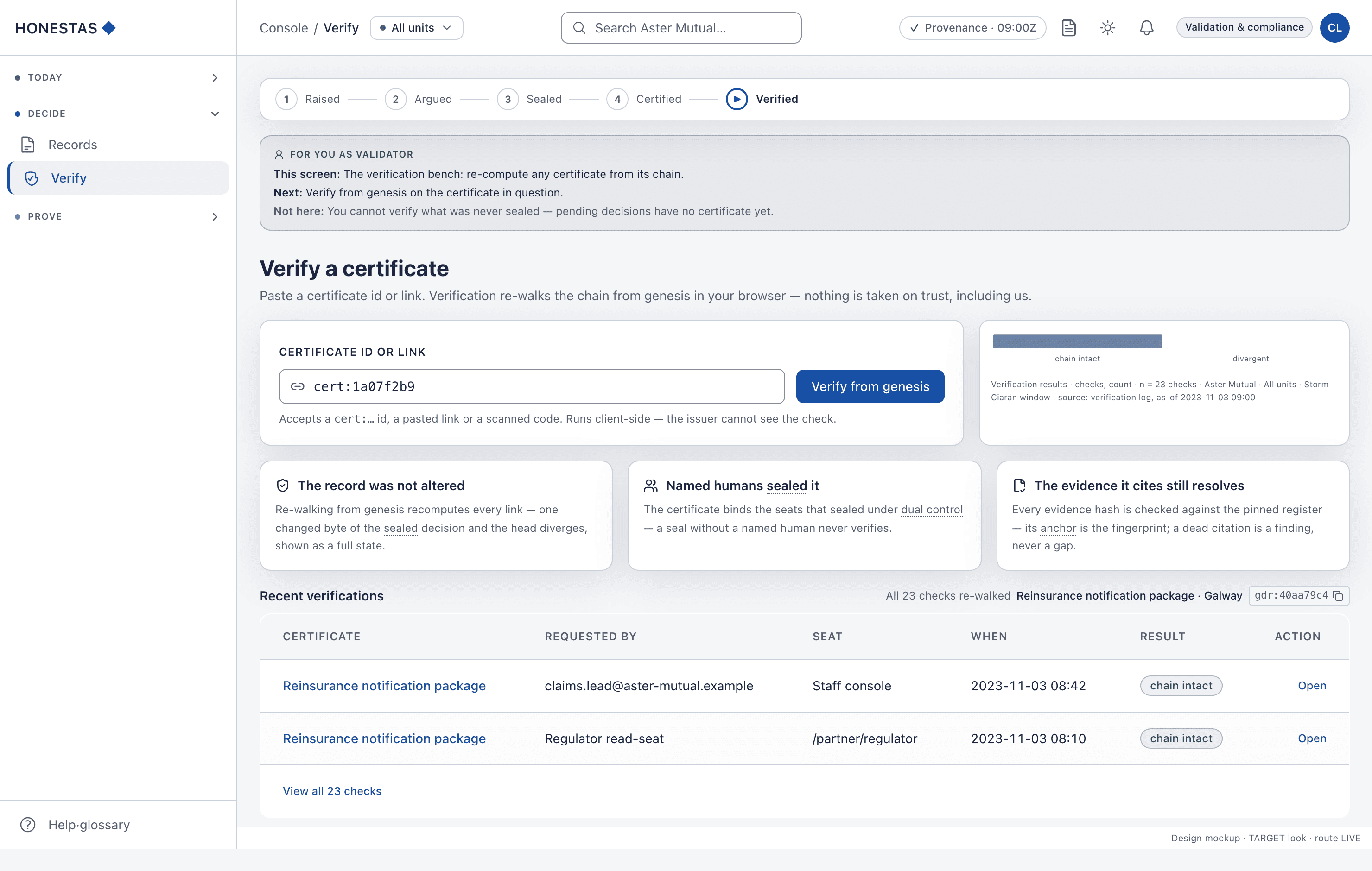 Verify